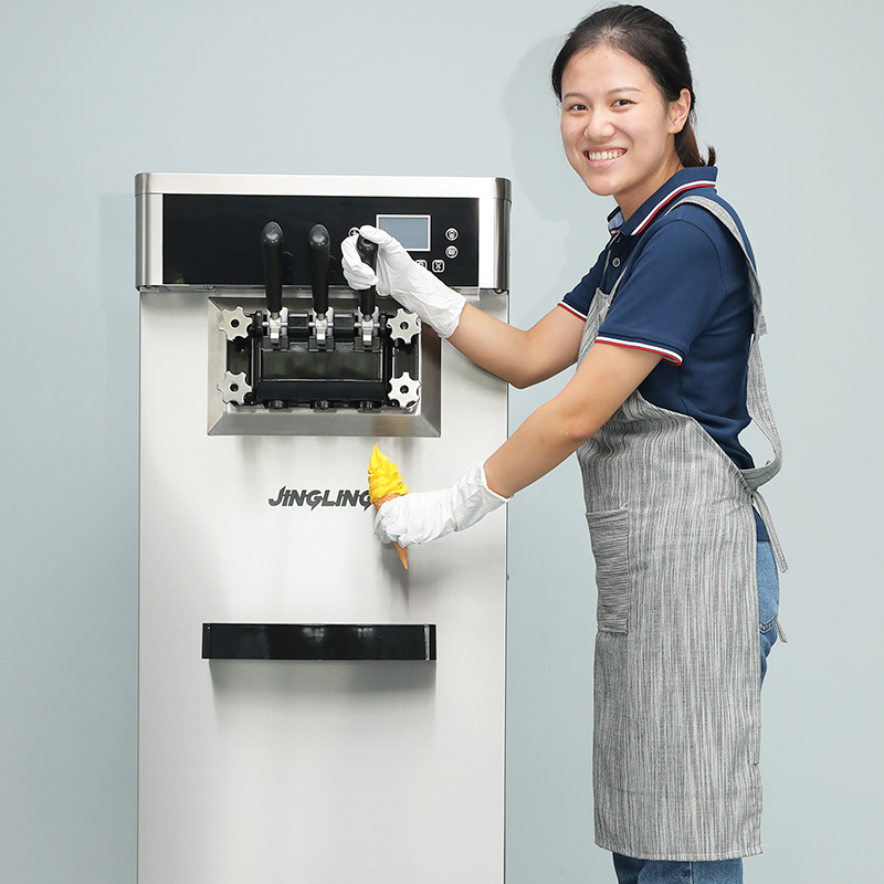 商用冰淇淋机操作
